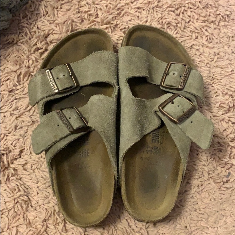 Birkenstock Tan Brown Sandals with Adjustable Buckles